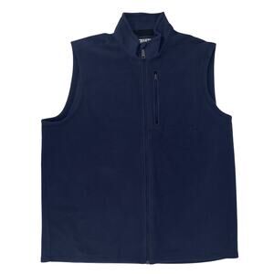 Duluth Trading Co Men’s Fleece Vest Size XL Navy Chest Pocket Outdoor Exc Cond!
